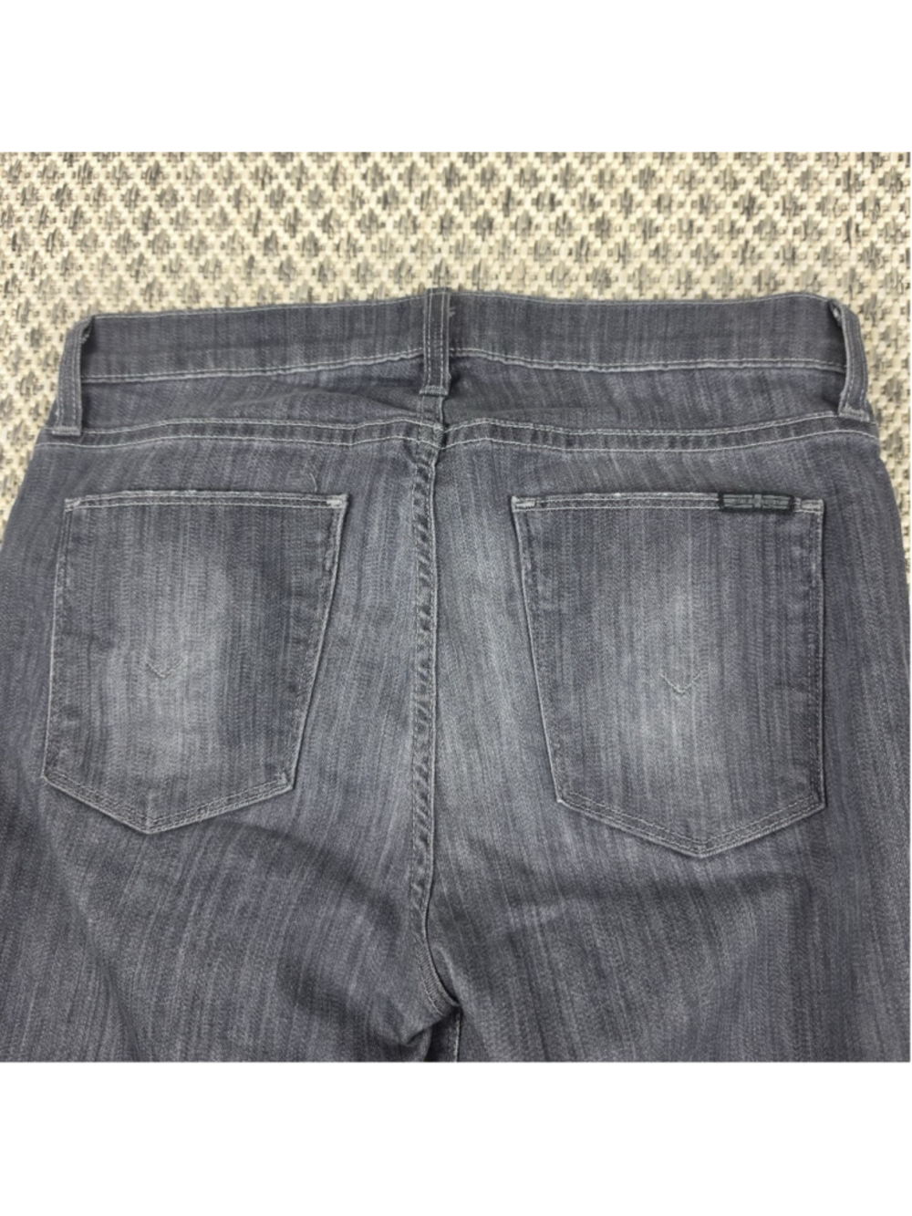 Hudson Jeans Women’s Size 29 Gray Distressed Skinny Stretch Denim USA Made - Picture 7 of 12